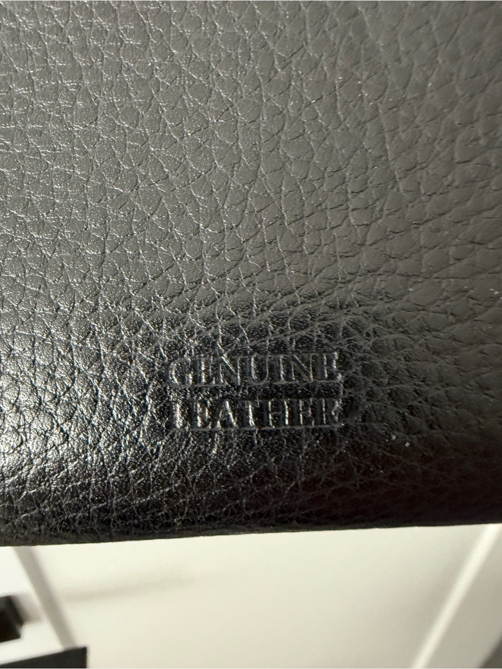 Black Genuine Leather Organizer Wallet | Snap Closure | Card Slots & Coin Purse - Picture 4 of 8